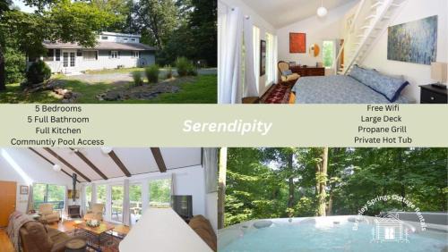 Serendipity - Hot Tub - Pet Friendly - Fire Pit - Grill - Porch - Deck - Wifi - Pool Access - Games
