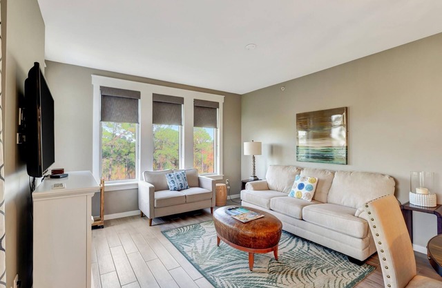 Serene Bay Views: Private 1BR Corner Unit in Village at Sandestin Golf and Beach Resort!