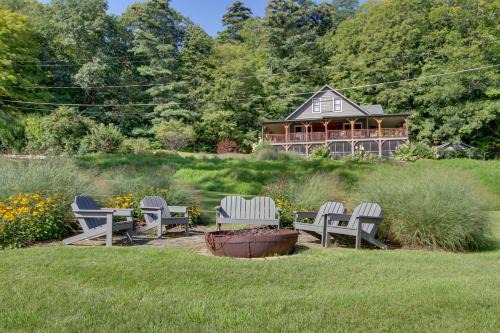 Serene Silver Bay Home on Lake George with Boat Slip