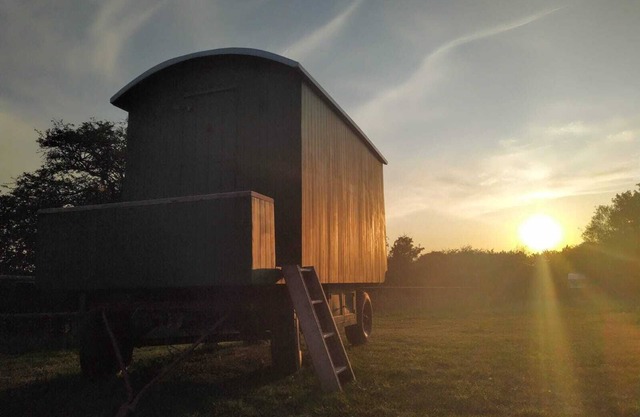 Shepherd's Hut set in private meadow