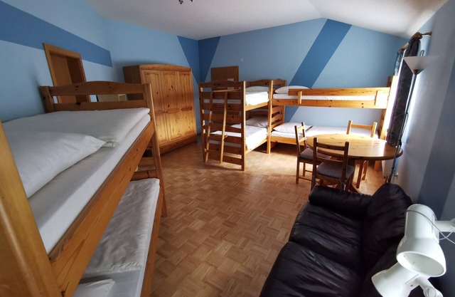 Six-bed room