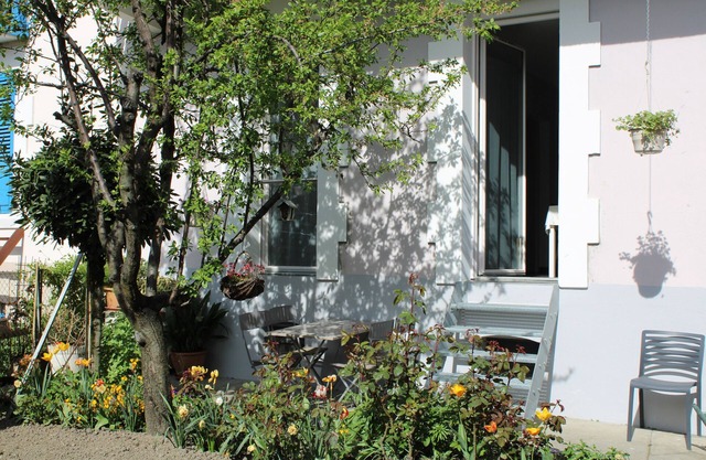 Small green area in the heart of town