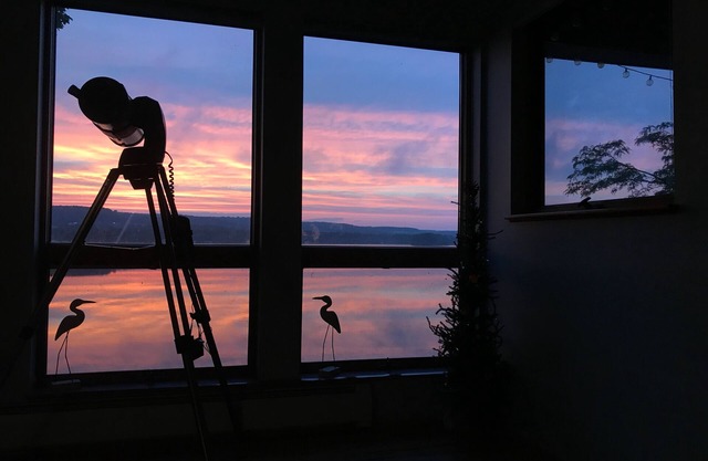 Soak in the sunset and celebrate the beauty of any season on the lake!