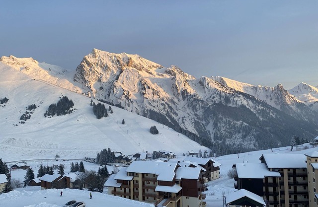 South-facing mountain-view apartment with ski-in, ski-out convenience