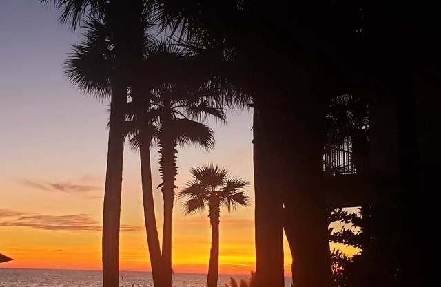 Spacious 2 Bedroom Beachfront view Downtown Panama City Beach steps from beach.