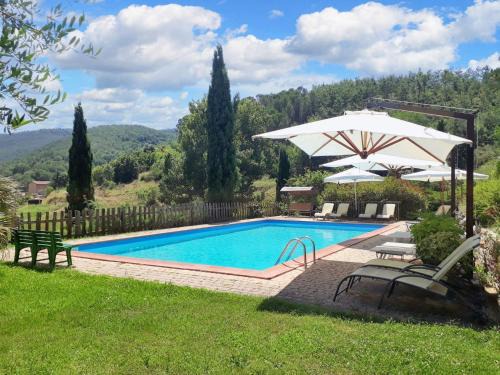 Spacious Apartment in Lisciano Niccone with Mountain View