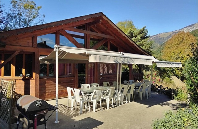 Spacious chalet sleeps 15