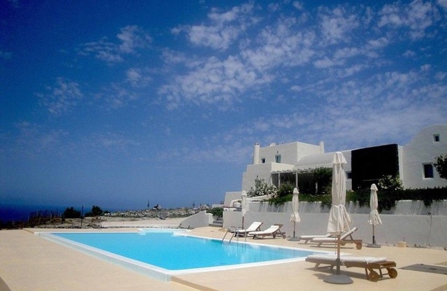 Splendid Santorini Villa | 5 Bedrooms | Villa Buena Vista | Private Pool with.