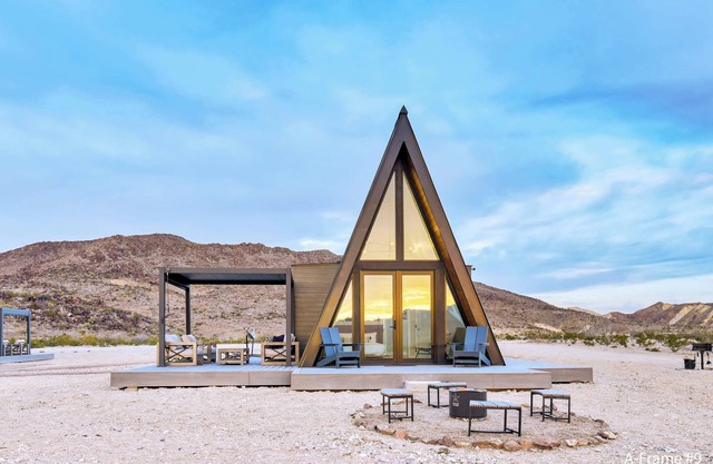 Stardust Big Bend Luxury A-Frame#9 with a fab view