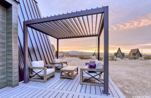 Stardust Big Bend Luxury A-frame 7 With a fab View