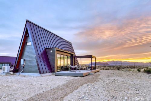 Stardust Big Bend Luxury A-Frame #6 with a great view