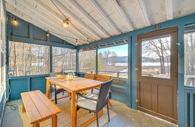 Steps to Brant Lake: Mountain-View Hideaway!