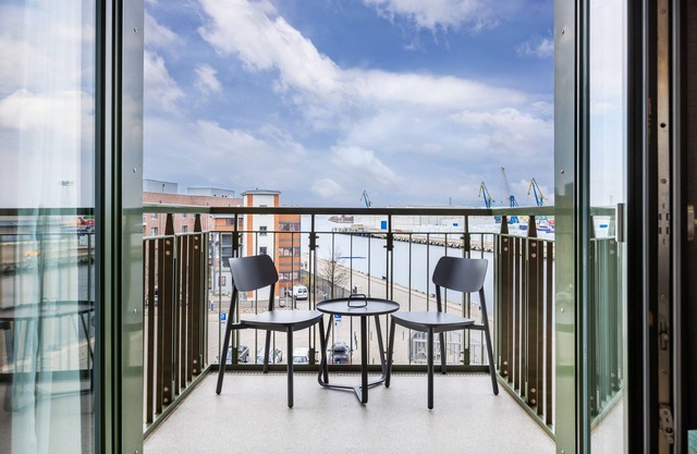 Stilvolles, Modernes Hafenapartment mit Tollem Blick auf den Alten Hafen Wismars