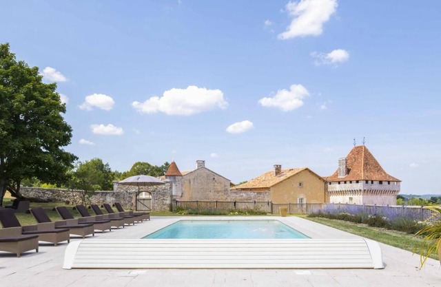 Stone castle with private pool
