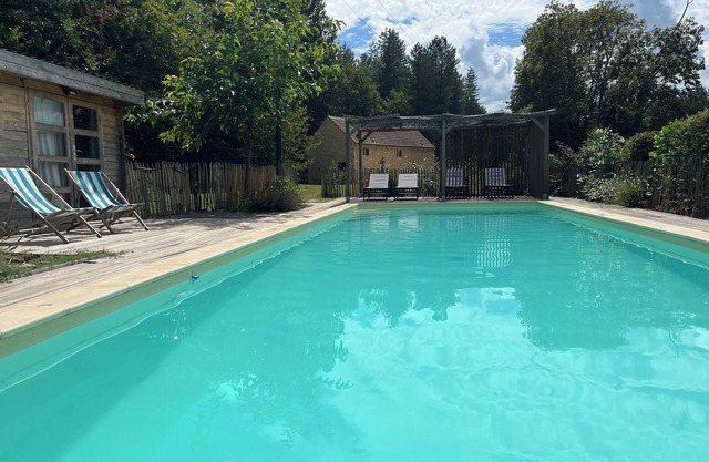 Stone country house with swimming pool