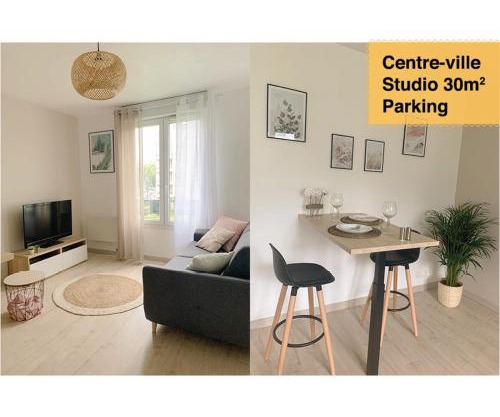 Studio 30m2 - Au pied de la Gare - PARKING