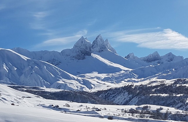 Studio 4 people - Bright - Beautiful view of the Aiguilles d'Arves mountains