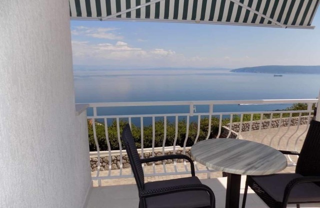 Studio apartment in Mošćenička Draga with Seaview, Terrace, Air condition, WIFI (4364-2)