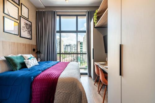 Studio Brooklin Novo, Varanda Wi-Fi 1GB Academia