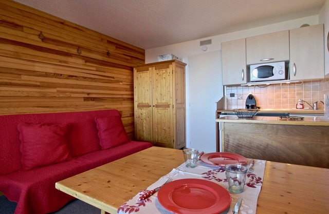 Studio cabin with covered parking in Chamrousse