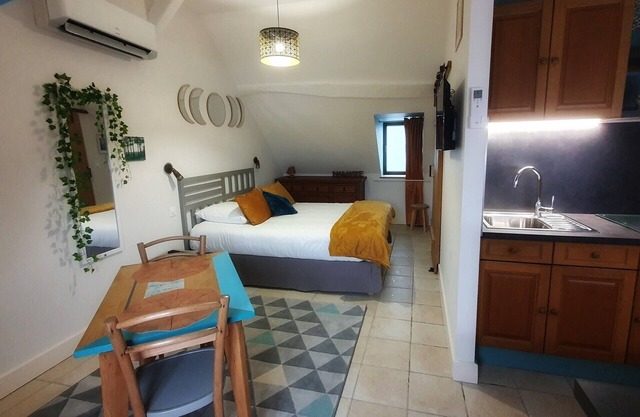 Studio charme, quiet, bright, exceptional view