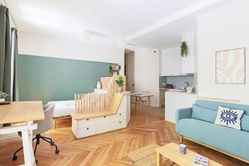 Studio cosy et pratique, proche métro, par de la tête d'or