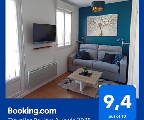 Studio cosy, Meaux centre, Disney-Paris, proche gare et activités