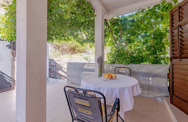 Studio flat with terrace Cove Vela Stiniva, Hvar (AS-14511-a)