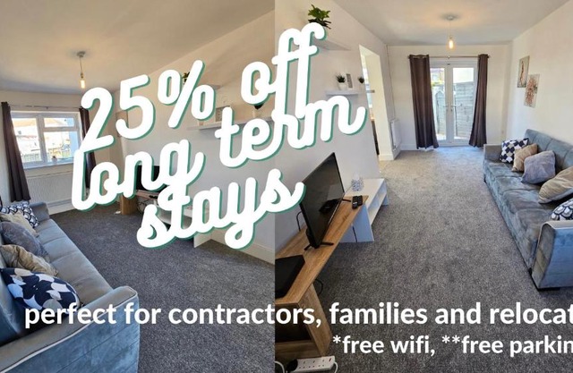 Stunning 5 bed with free parking