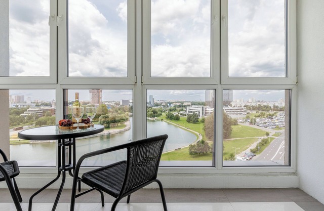 Stylish apartment with a river view