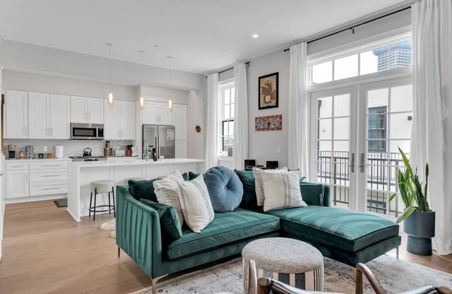 Stylish St Charles Pad - Parking, Pool, & Balcony!