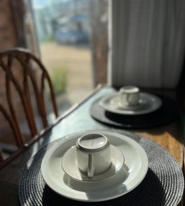 Suíte com Ventilador e cozinha