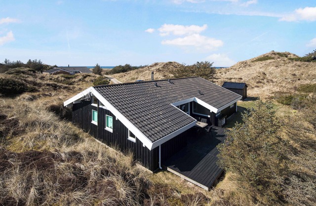 Summer house with sea view in the dunes
