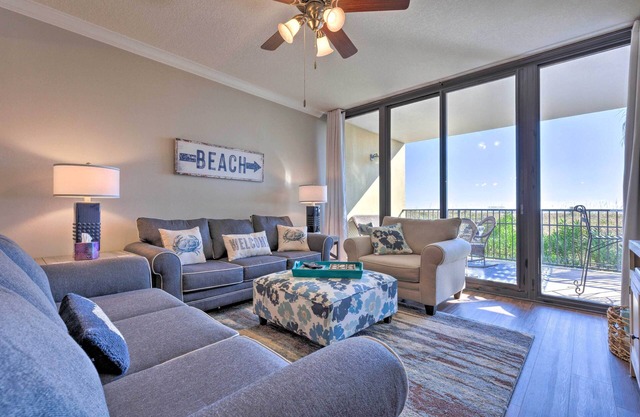 Sunny First-Floor Condo w/Ocean-View Balcony!