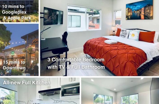 Sunnyvale Cozy New 3B3b home/Gogle/speed WiFi