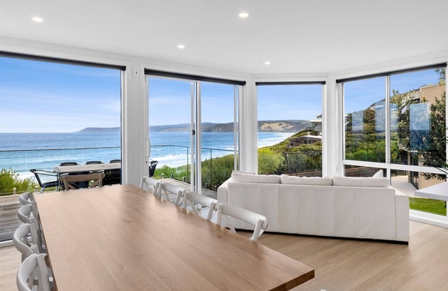 Sunset Beach scape to this stunning beachfront retreat in peaceful Fairhaven