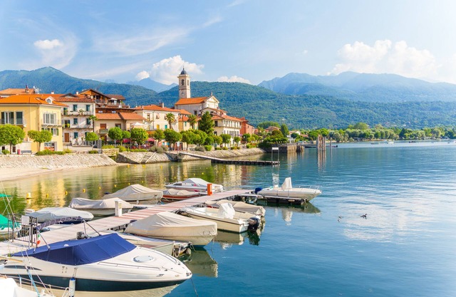 Sunset in Baveno