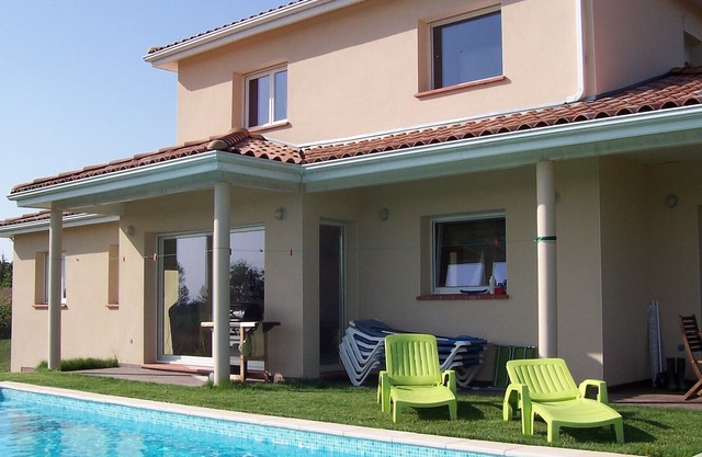 Superb architect house with private pool in Gers countryside
