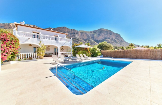 Superb family villa with huge terrace and valley views