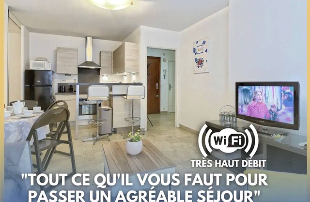 Superbe Appartement Pres DE LA Gare Clim Wifi Espace Dedie AU Travail