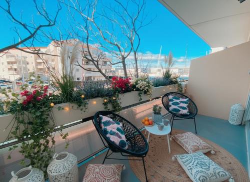 Superbe T2 au calme avec balcon sur la marina - 10