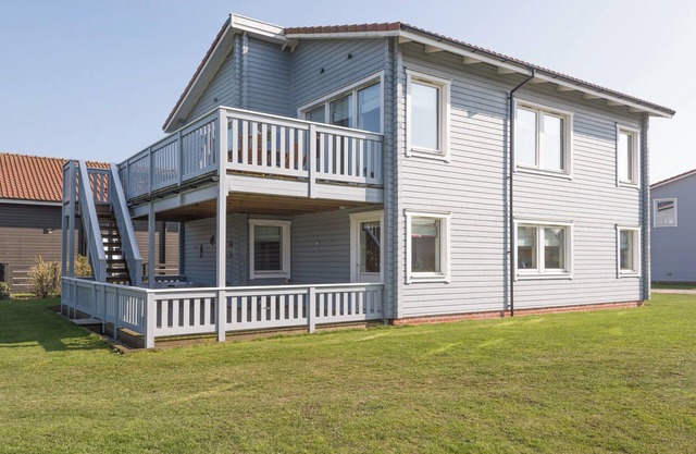 Swedish timber-style house, with sauna and hot tub, on a 400-acre estate.