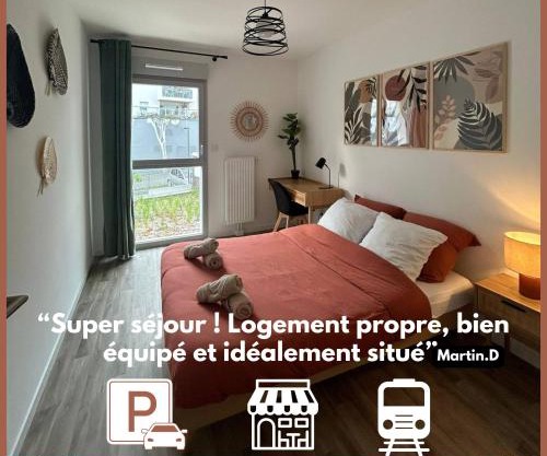 T3 Moderne - Proche tram - Parking privé