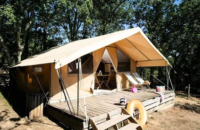 Tent Lodge Ungewöhnliche Natur - 2 rooms - ohne Sanitäranlagen 5 Personen
