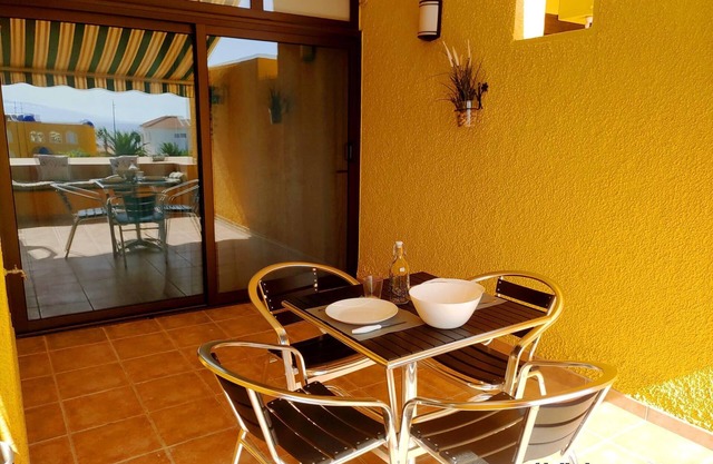 Terrace, sea view, WiFi, A/C, swimming pool, 50 mts. from the beach