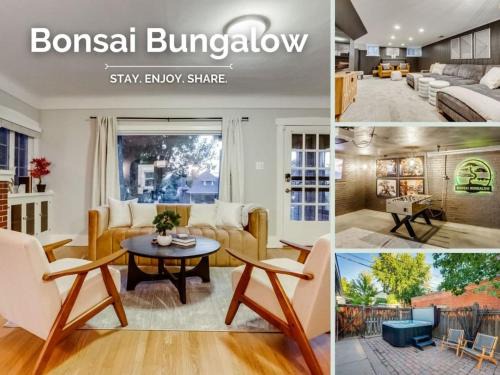 The Bonsai Bungalow With A Hot Tub And A Game Room