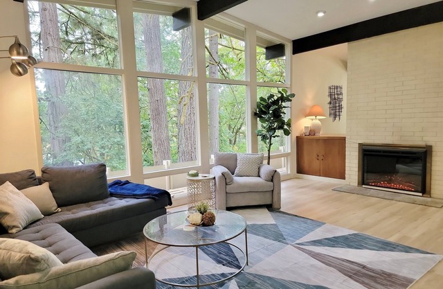 The Crest House- a forested group retreat