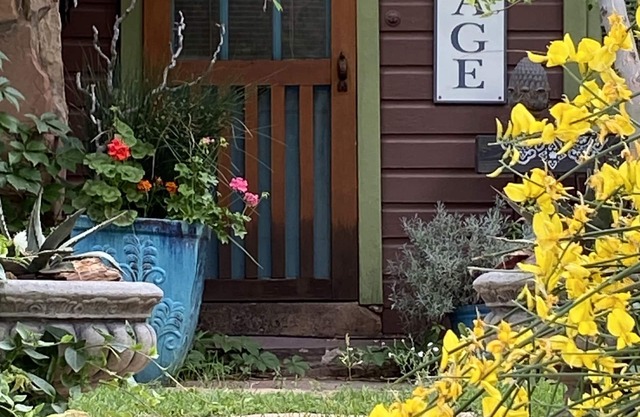 The historic Rose Cottage in Springdale, Utah