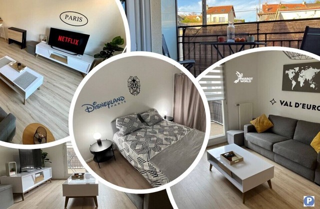 The Meaux' sleeps. T2 . Parking/Wifi - Near Disney/PARIS