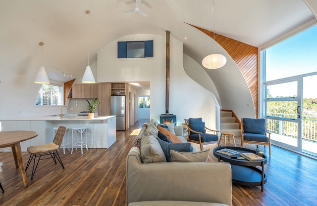 The Round House - an architect-designed holiday home on Waiheke Island